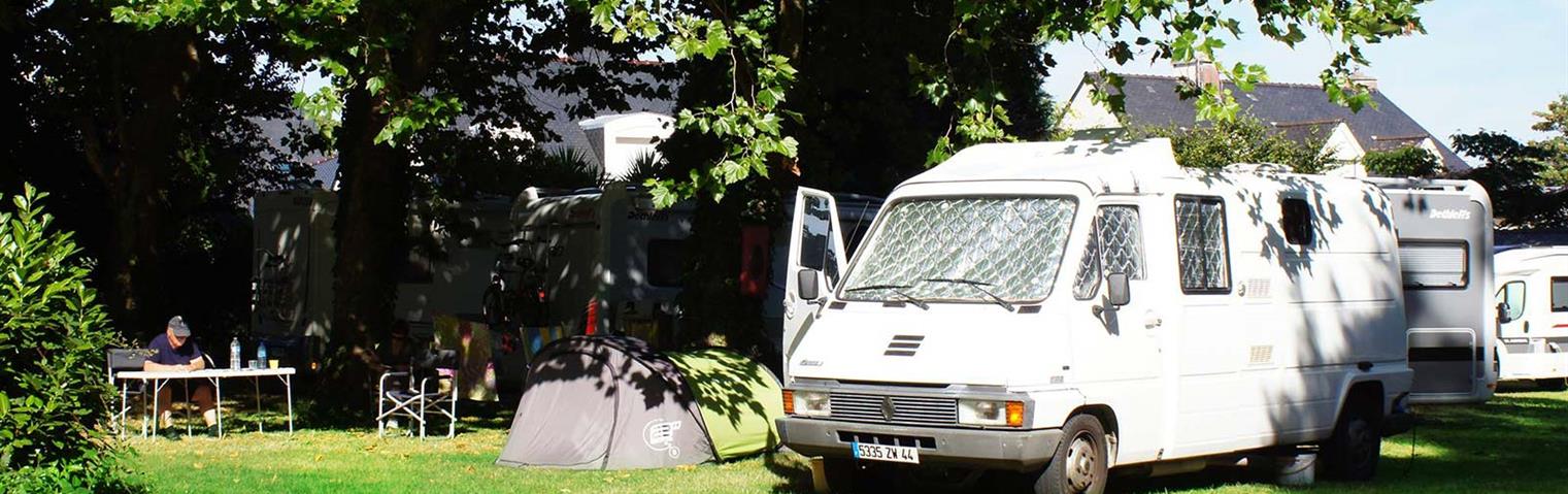 Camping du moulin d'Aurore à Concarneau dans le Finistère